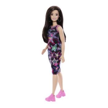 Barbie fashionista barátnők pink ruhában kép