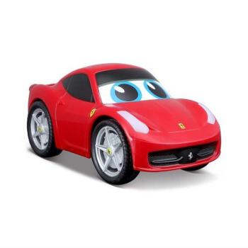 BB Junior RC - Ferrari 458 Italia fényekkel és hangokkal, távirányító kormánykerék, piros kép