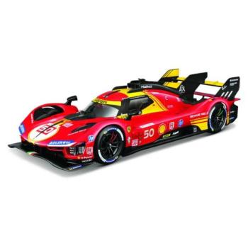 Bburago 1:18 Ferrari Racing 499P nr.50 Piros 24H Le Mans Bajnok 2024 kép