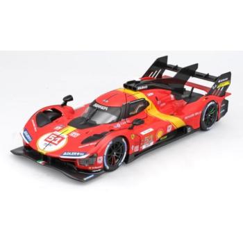 Bburago 1:24 Ferrari Racing Model KIT - Építőkészlet 499P LMH 2023 - 24h Le Mans Bajnok kép
