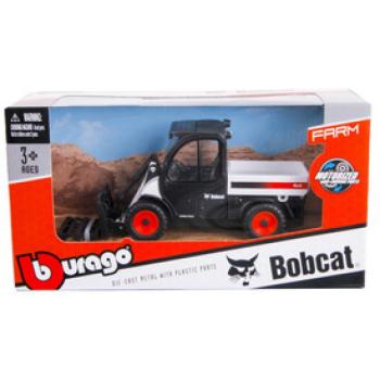 Bburago BOBCAT TOOLCAT 5600 W / PALLET FORK WHITE & BLACK DIESAST kép