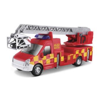Bburago 1:43 szervizjárművek Tűzoltóautó létrával kép