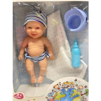 Berjuan pisilős fiú játékbaba 30 cm-es kép