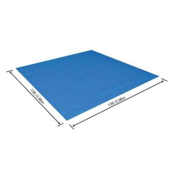 Bestway 58002 Négyzet alakú alátét Flowclear™ 396 x 396 cm, föld feletti medencékhez 366 cm-ig kép