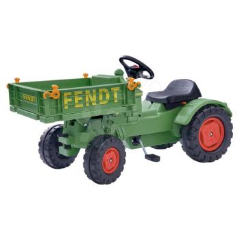 BIG pedálos traktor Fendt láncmeghajtással, platóval és dudával 56552 kép