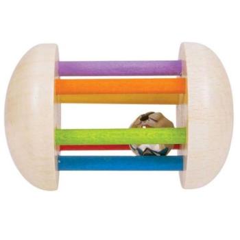 Bigjigs Baby Rattle szivárványketrecben kép