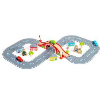 Bigjigs Rail Fa nyolcas autópálya kép