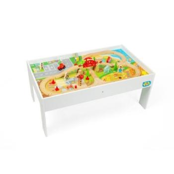Bigjigs Rail Fa vonatpálya és asztal kép