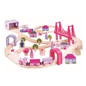 Bigjigs Rail Nagy fa hercegnő vonatpálya kép