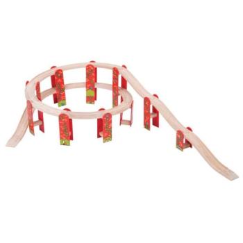 Bigjigs Rail Többszintű sínkészlet kép
