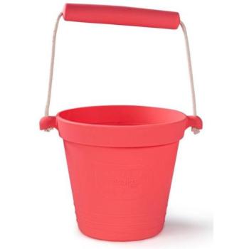 Bigjigs Toys Beach vödör sötét rózsaszín kép