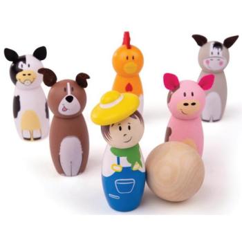 Bigjigs Toys Fa csapok farm kép