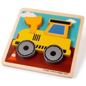 Bigjigs Toys Insert puzzle Exkavátor kép
