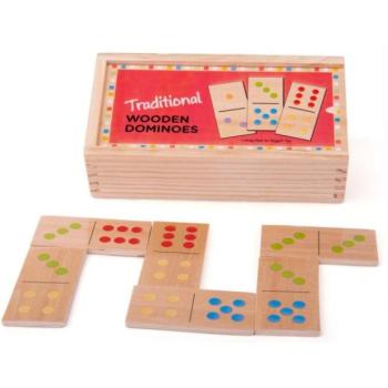 Bigjigs Toys Klasszikus fa dominó kép