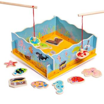 Bigjigs Toys Mágneses halfogás kép