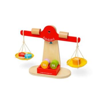 Bigjigs Toys mérleg kiegyensúlyozó súllyal kép
