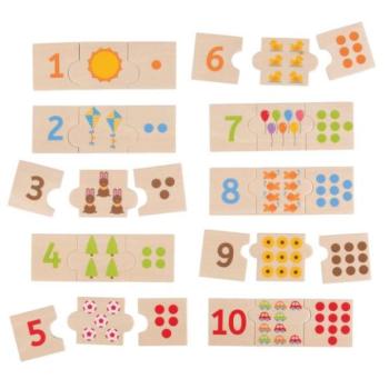 Bigjigs Toys Oktatási számláló puzzle