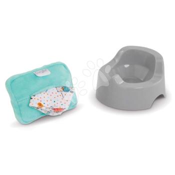 Bili törlőkendőkkel Potty & Baby Wipe Corolle 30 cm játékbabának 2 kiegészítő 18 hó-tól kép
