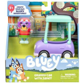 Bluey Autó Janet Figurával kép
