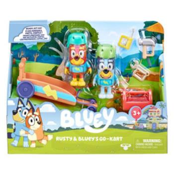 Bluey Gokart Készlet 2 Figurával kép