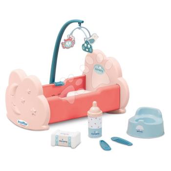 Bölcső kiságyforgóval Nursery Écoiffier és kiegészítőkkel 30 cm játékbabának 18 hó-tól kép