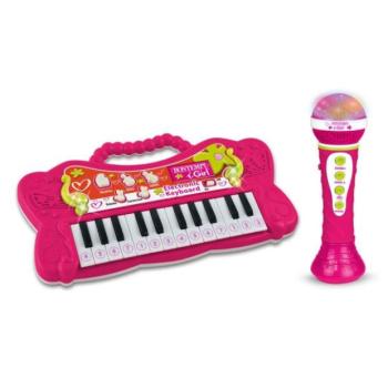 Bontempi Mini billentyűzet és karaoke mikrofon készlet kép