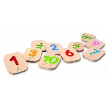 Braille számok 1-10 kép