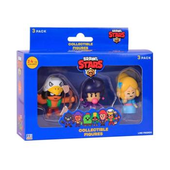 Brawl Stars játékfigurák 3 db-os - Bo, Bibi, Piper kép