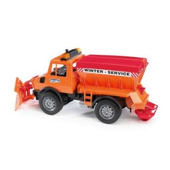 Bruder Haszonjárművek - MB Unimog téli takarító jármű 1:16 kép