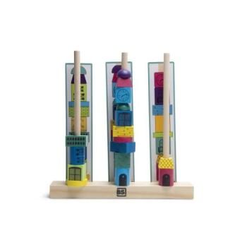 BS Toys Logikai játék - tornyok építése kép