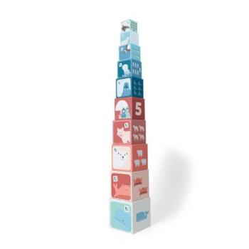 BS Toys Rakásolható piramis - számok kép