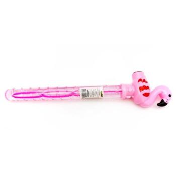 Bublifuk flamingó síppal 37 cm kép