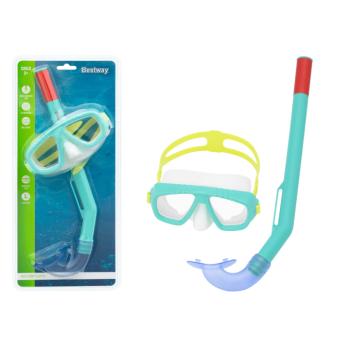 Búvárszemüveg és snorkel zöld kép