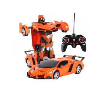 Car Robot Transformers 2 az 1-ben távirányító RC piros Szín: Narancssárga kép