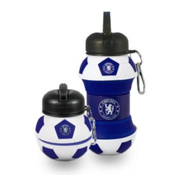 Chelsea, összecsukható labda formájú kulacs 500ml