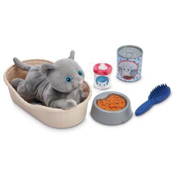 Cicafekhely Cat and Bed Écoiffier plüss cicával és 9 kiegészítővel 18 hó-tól kép