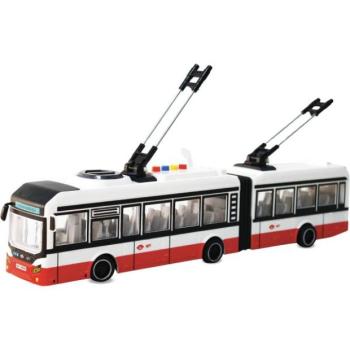 CITY SERVICE CAR - 1:16 Csuklós troli - piros lendkerekes hangokkal kép