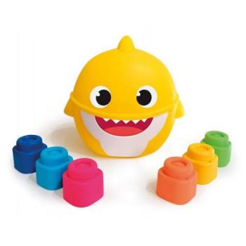 Clementoni Clemmy baby - Baby Shark - Vödör kis kockákkal kép