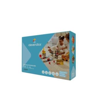 Cleverclixx – Mágneses építőkészlet Construction Builder Pack Intense - 48 db kép