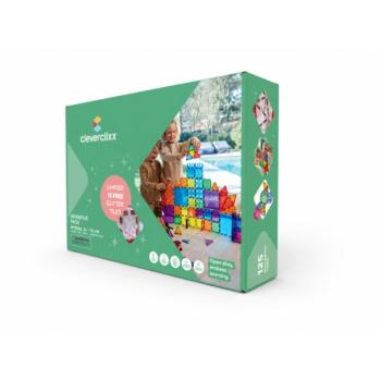 Cleverclixx – Mágneses építőkészlet Inventive Pack Intense – 110 db + 15 db ingyen kép