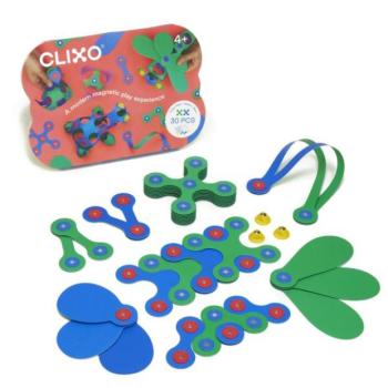 CLIXO Crew Blue & Green - mágneses építőkészlet 30 darab kép