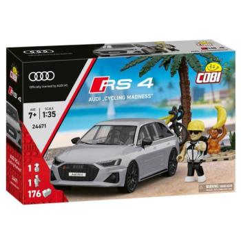 Cobi 24671 Audi RS4 Kerékpáros Őrület, 1:35, 176 k, 2 f kép