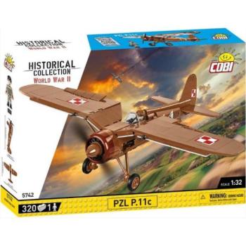 Cobi 5742 II WW PZL P.11c, 1:32, 320 k, 1 f kép