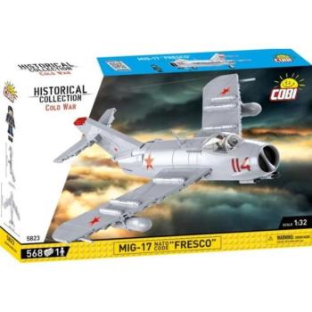 Cobi hidegháborús MIG-17 FRESCO, 1:32, 588 k, 1 f kép
