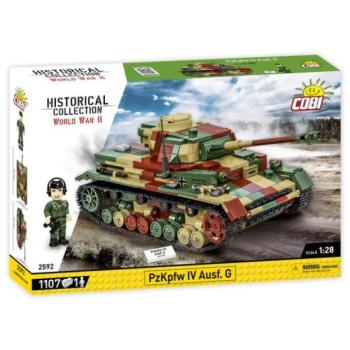 Cobi II. világháború PzKpfw IV Ausf. G, 1:28, 1107 k, 1 f kép