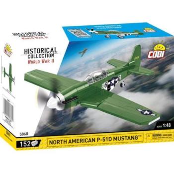 Cobi II WW észak-amerikai P-51D Mustang, 1:48, 152 LE kép
