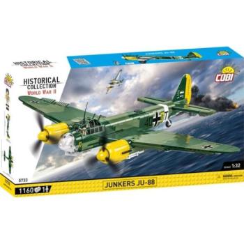 Cobi II WW Junkers Ju-88, 1:32, 1160 LE, 1 f kép