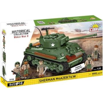 Cobi II WW Sherman M4A2E8, 1:35, 880 k, 5 f kép