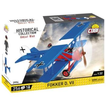 Cobi Nagy Háború Fokker D VII, 1:32, 255 k, 1 f kép