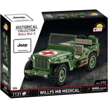 Cobi Willys MB mentőautó 1:12, 1131 Ft kép